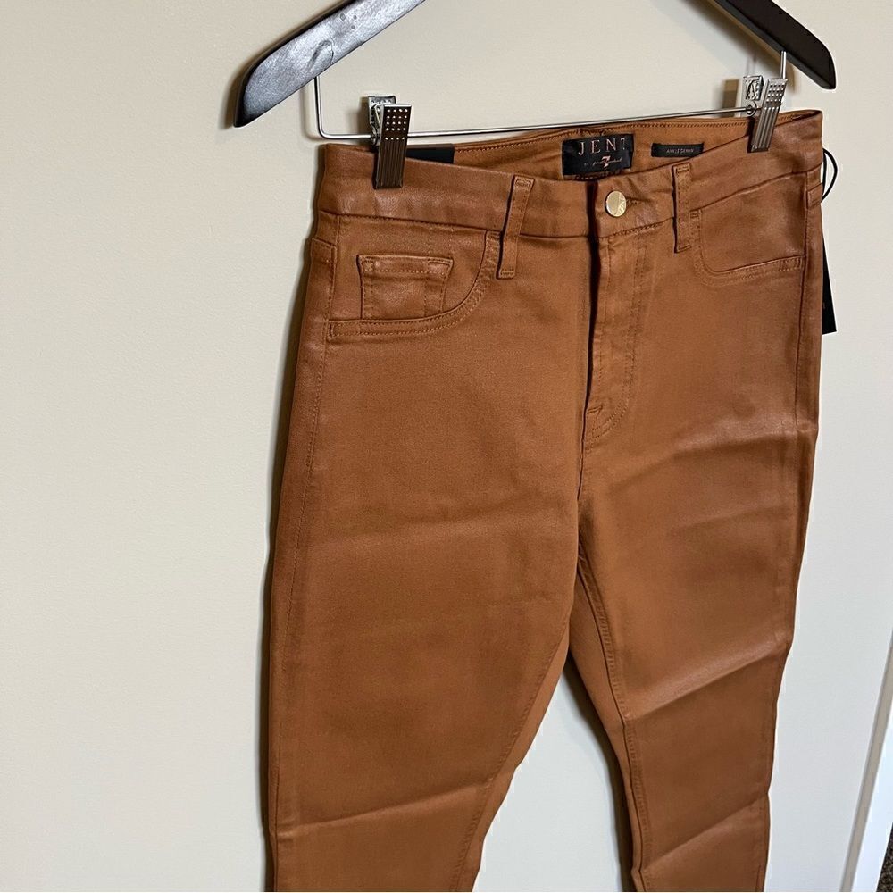 Jen7 by 7 For All Mankind Coated Ankle Skinny Jeans - Picture 4 of 9